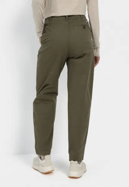Nohavice Camel Active Trouser Dark Khaki Check