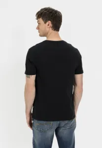 Tričko Camel Active Nos Henley 1/2 Graphite Gray