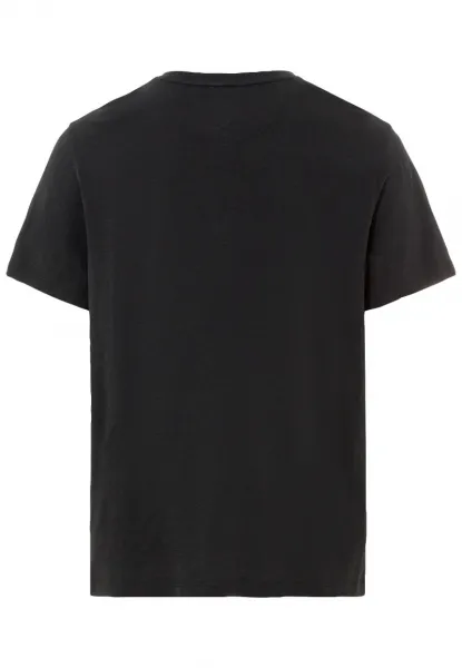 Tričko Camel Active Nos Henley 1/2 Graphite Gray