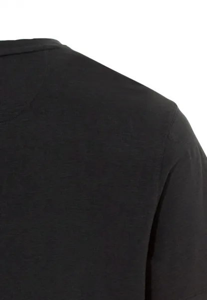 Tričko Camel Active Nos Henley 1/2 Graphite Gray