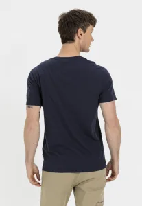 Tričko Camel Active Nos Henley 1/2 Night Blue Check