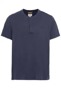 Tričko Camel Active Nos Henley 1/2 Night Blue Check