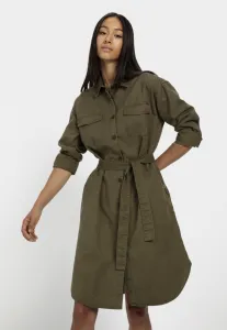 Šaty Camel Active Dress Dark Khaki Check