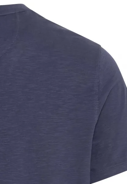 Tričko Camel Active Nos Henley 1/2 Night Blue Check