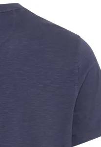 Tričko Camel Active Nos Henley 1/2 Night Blue Check