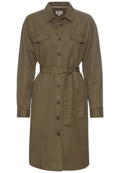 Šaty Camel Active Dress Dark Khaki Check