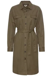 Šaty Camel Active Dress Dark Khaki Check