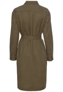 Šaty Camel Active Dress Dark Khaki Check