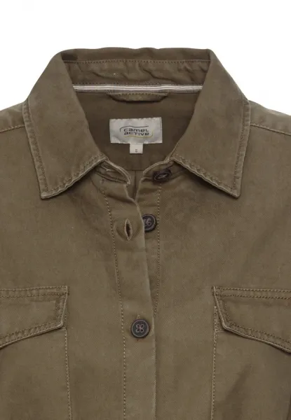 Šaty Camel Active Dress Dark Khaki Check