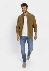Sveter Camel Active Knitted Jacket Cumin Yellow