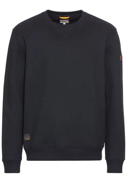 Mikina Camel Active Sweatshirt Crewneck Night Blue Check