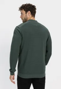 Sveter Camel Active Knitted Jacket Pine Green