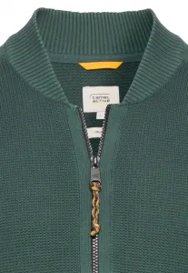 Sveter Camel Active Knitted Jacket Pine Green