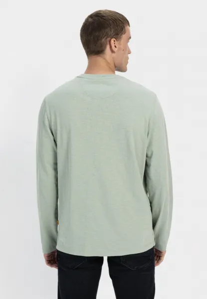 Tričko Camel Active Henley 1/1 Arm Sea Grass