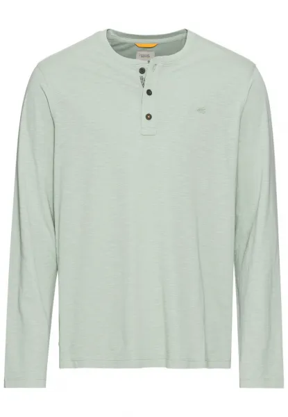 Tričko Camel Active Henley 1/1 Arm Sea Grass