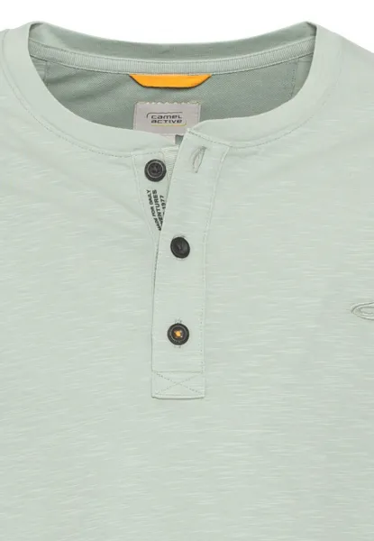Tričko Camel Active Henley 1/1 Arm Sea Grass