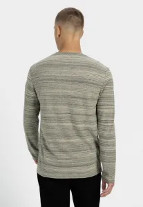 Tričko Camel Active Henley 1/1 Arm Creme