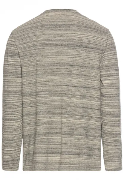 Tričko Camel Active Henley 1/1 Arm Creme