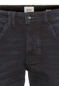 Džínsy Camel Active Denim-Slim Fit Night Blue Check