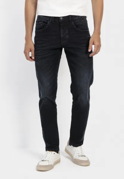 Džínsy Camel Active Denim-Slim Fit Night Blue Check
