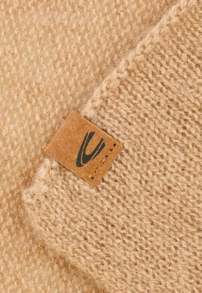 Šál Camel Active Cashmere Scarf Caramel - Soft Blue