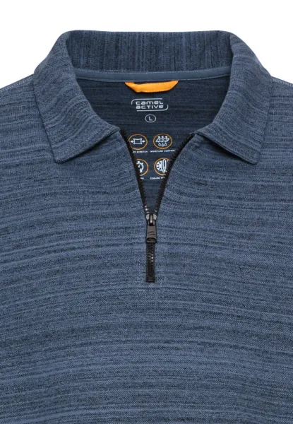Polokošeľa Camel Active Polo 1/1 Arm Indigo