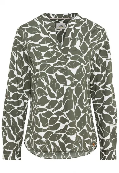 Blúzka Camel Active Blouse Aop Olive
