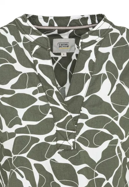 Blúzka Camel Active Blouse Aop Olive