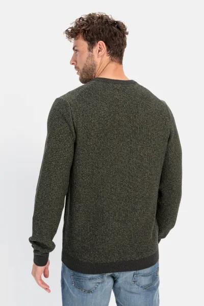 Sveter Camel Active Pullover Crewneck Leaf Green