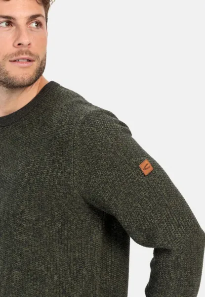 Sveter Camel Active Pullover Crewneck Leaf Green