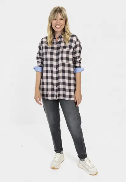 Košeľa Camel Active Shirt Sepia Rose Check