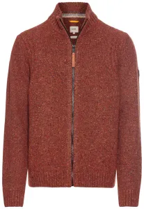 Sveter Camel Active Knitted Jacket Brick Red