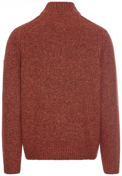 Sveter Camel Active Knitted Jacket Brick Red