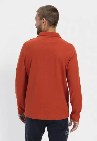 Polokošeľa Camel Active Polo 1/1 Arm Brick Red