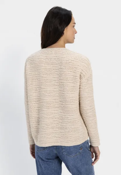 Sveter Camel Active Knitwear Caramel - Soft Blue