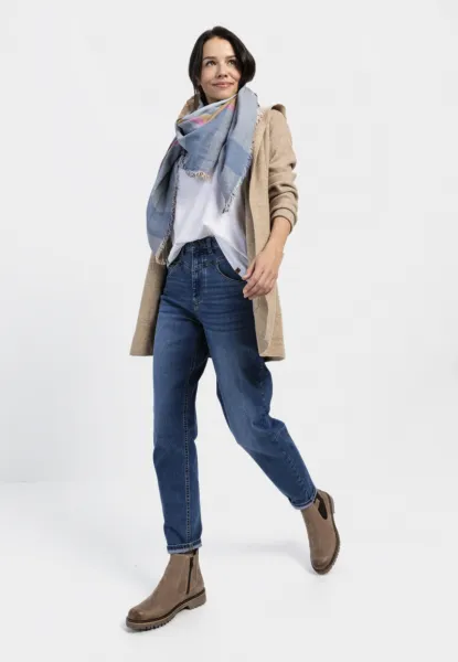 Sveter Camel Active Knitwear Caramel - Soft Blue
