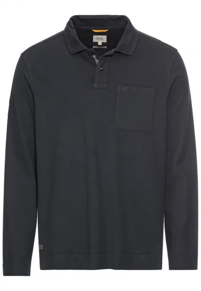 Polokošeľa Camel Active Polo 1/1 Arm Night Blue Check