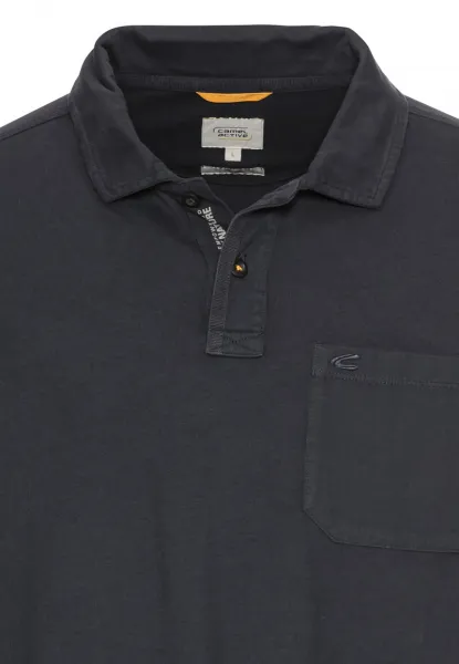Polokošeľa Camel Active Polo 1/1 Arm Night Blue Check