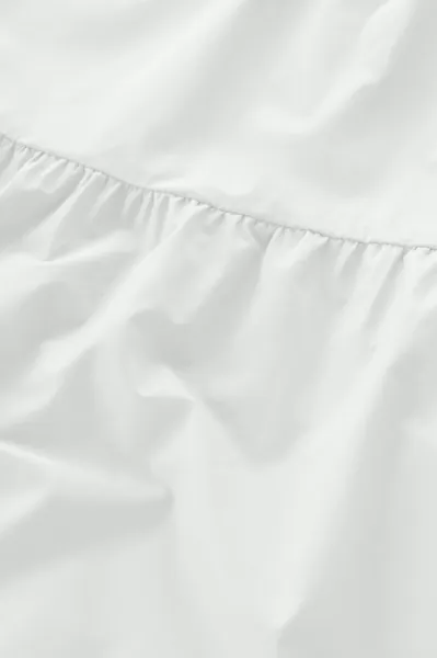 Šaty Woolrich Poplin Maxi Dress Plaster White
