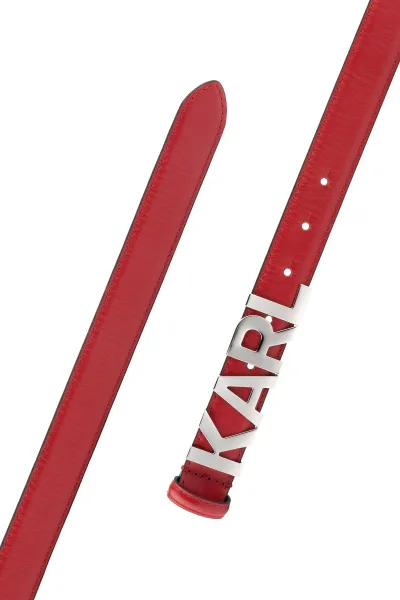 Opasok Karl Lagerfeld K/Letters Md Belt Haute Red