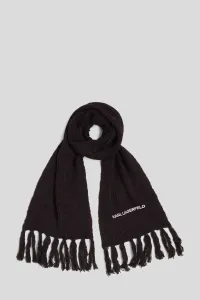 Šál Karl Lagerfeld K/Essential Knit Scarf Black