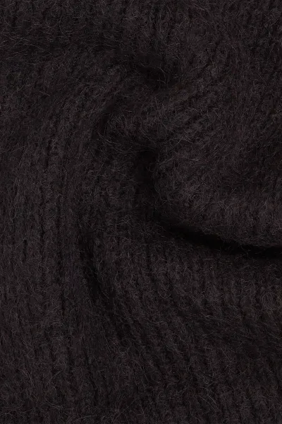 Šál Karl Lagerfeld K/Essential Knit Scarf Black