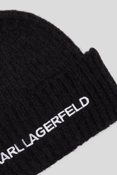 Čapica Karl Lagerfeld K/Essential Beanie Black