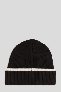 Čapica Karl Lagerfeld K/Signature Beanie Black/White