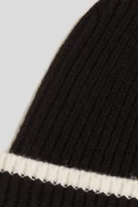 Čapica Karl Lagerfeld K/Signature Beanie Black/White