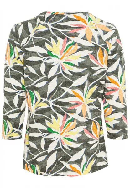 Tričko Camel Active T-Shirt 3/4 Sleeve Aop Multicolour