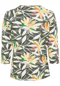 Tričko Camel Active T-Shirt 3/4 Sleeve Aop Multicolour