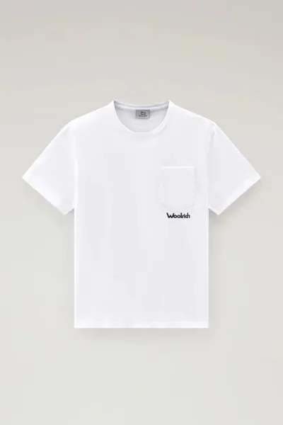 Tričko Woolrich Trail T-Shirt Bright White