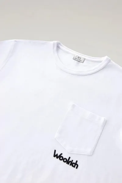 Tričko Woolrich Trail T-Shirt Bright White