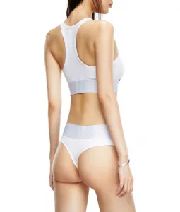 Spodná Bielizeň Diesel Ufsb-Cotton-Race-Bralette-Xl B Bright White
